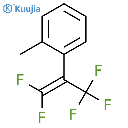 Benzene, 1-[2,2-difluoro-1-(trifluoromethyl)ethenyl]-2-methyl- structure