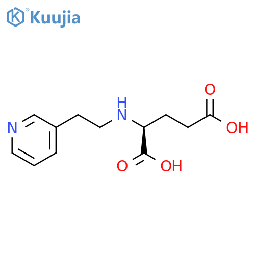 L-Glutamic acid, N-[2-(3-pyridinyl)ethyl]- structure