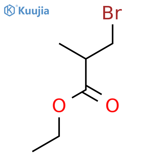 Propanoic acid, 3-bromo-2-methyl-, ethyl ester, (±)- structure