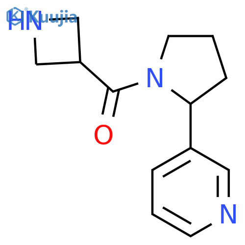 3-[1-(Azetidine-3-carbonyl)pyrrolidin-2-yl]pyridine structure