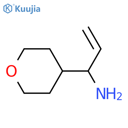 1-(OXAN-4-YL)PROP-2-EN-1-AMINE structure