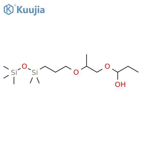 PROPANOL, [METHYL-2-[3-(PENTAMETHYLDISILOXANYL)PROPOXY]ETHOXY]- structure