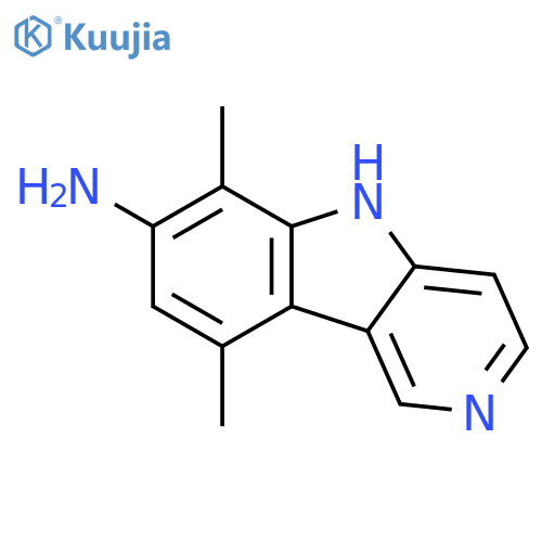 5H-PYRIDO[4,3-B]INDOL-7-AMINE, 6,9-DIMETHYL- structure