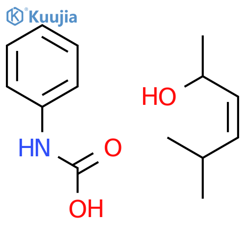 3-Hexen-2-ol, 5-methyl-, phenylcarbamate, (Z)-(±)- structure