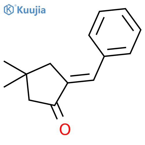 Cyclopentanone, 4,4-dimethyl-2-(phenylmethylene)-, (E)- structure