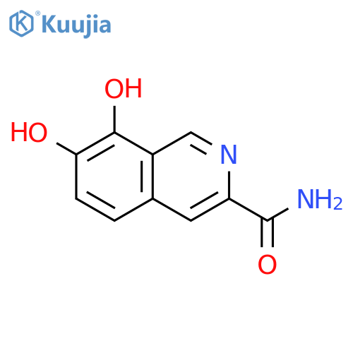 3-Isoquinolinecarboxamide,7,8-dihydroxy- structure