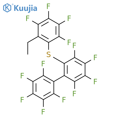 1,1'-Biphenyl, [(ethyltetrafluorophenyl)thio]nonafluoro- structure