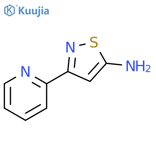 5-Isothiazolamine, 3-(2-pyridinyl)- structure