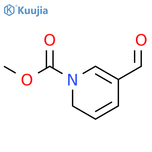 1(2H)-Pyridinecarboxylic acid, 5-formyl-, methyl ester structure