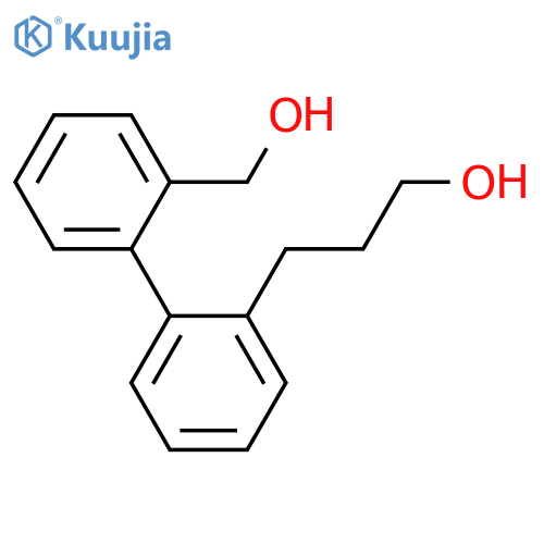 [1,1'-Biphenyl]-2-propanol, 2'-(hydroxymethyl)- structure