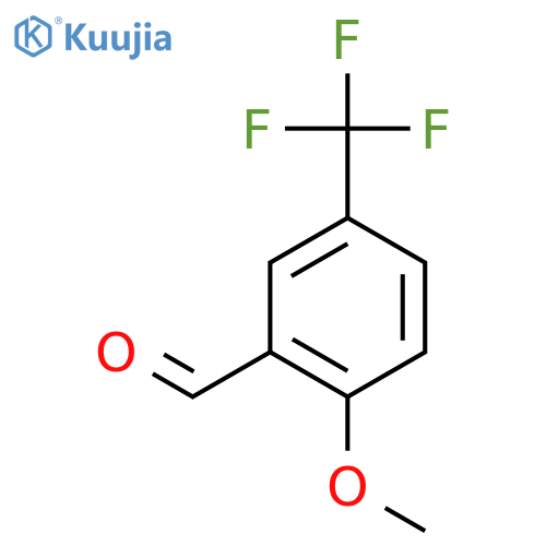 2-Methoxy-5-(trifluoromethyl)benzaldehyde structure