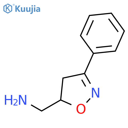 5-Isoxazolemethanamine, 4,5-dihydro-3-phenyl- structure