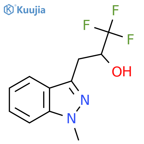 1,1,1-trifluoro-3-(1-methyl-1H-indazol-3-yl)propan-2-ol structure
