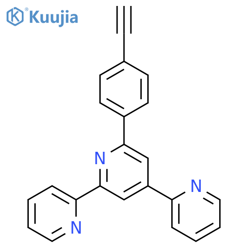 2,2':4',2''-Terpyridine, 6'-(4-ethynylphenyl)- structure