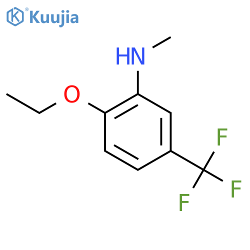 2-ethoxy-N-methyl-5-(trifluoromethyl)aniline structure