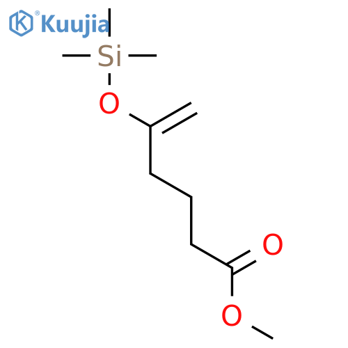 5-Hexenoic acid, 5-[(trimethylsilyl)oxy]-, methyl ester structure