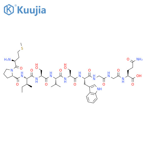 L-Glutamine,L-methionyl-L-prolyl-L-isoleucyl-L-seryl-L-valyl-L-seryl-L-tryptophylglycylglycyl- structure