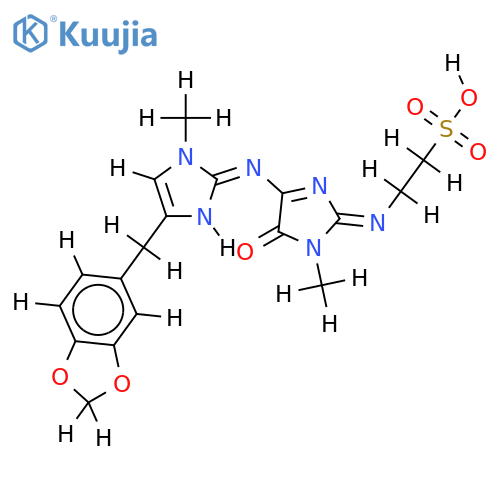(9E)-clathridine 9-N-(2-sulfoethyl)imine structure
