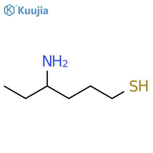 1-Hexanethiol, 4-amino- structure