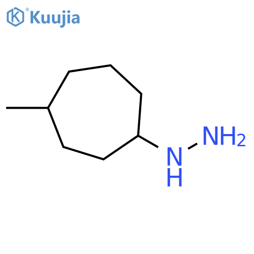 (4-methylcycloheptyl)hydrazine structure