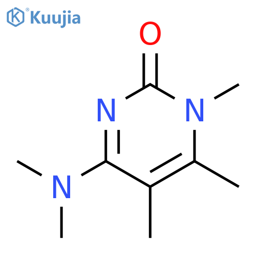 2(1H)-Pyrimidinone, 4-(dimethylamino)-1,5,6-trimethyl- structure