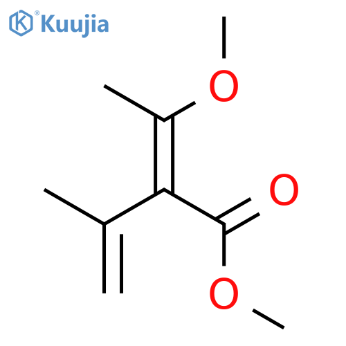 2-Butenoic acid, 3-methoxy-2-(1-methylethenyl)-, methyl ester, (Z)- structure