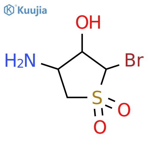 4-Amino-2-bromotetrahydro-3-thiopheneol 1,1-Dioxide structure