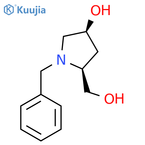 (2S,4S)-Benzyl-4-hydroxy-2-(hydroxymethyl)pyrrolidine structure