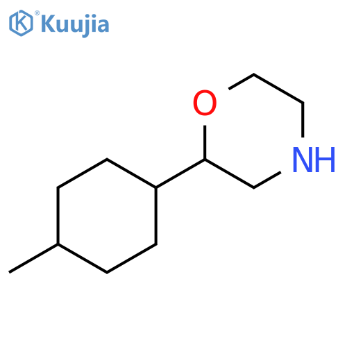 2-(4-methylcyclohexyl)morpholine structure