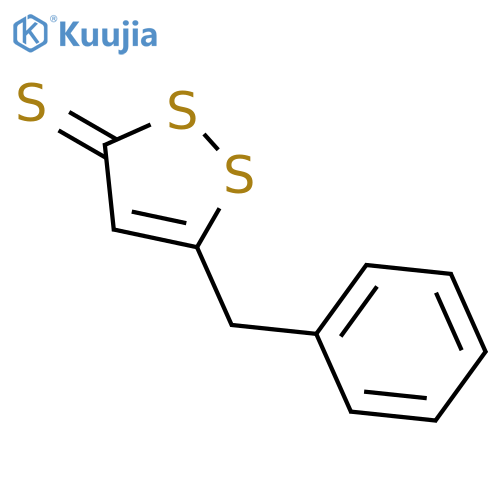3H-1,2-Dithiole-3-thione, 5-(phenylmethyl)- structure