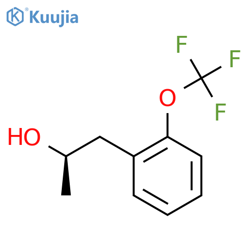 (2R)-1-2-(trifluoromethoxy)phenylpropan-2-ol structure