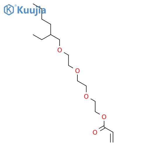 2-Propenoic acid, 2-[2-[2-[(2-ethylhexyl)oxy]ethoxy]ethoxy]ethyl ester structure
