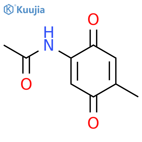 Acetamide,N-(4-methyl-3,6-dioxo-1,4-cyclohexadien-1-yl)- structure