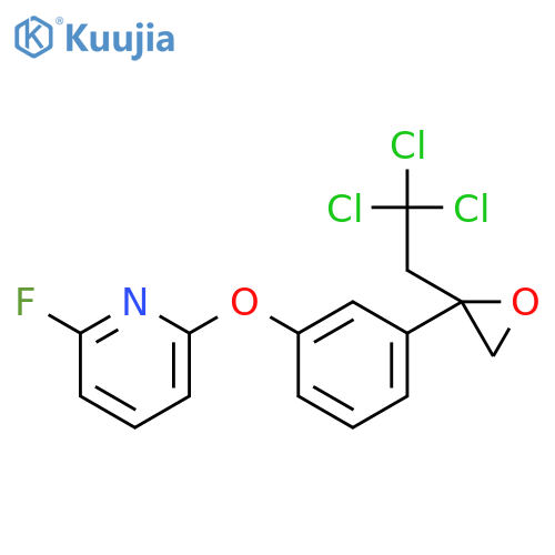 Pyridine, 2-fluoro-6-[3-[2-(2,2,2-trichloroethyl)oxiranyl]phenoxy]- structure