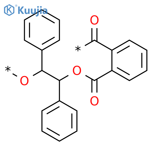 POLY[OXY(1,2-DIPHENYL-1,2-ETHANEDIYL)OXYCARBONYL-1,2-PHENYLENECARBONYL] structure