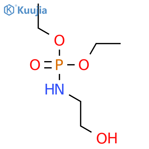 Diethyl N-(2-hydroxyethyl)phosphoramidate structure