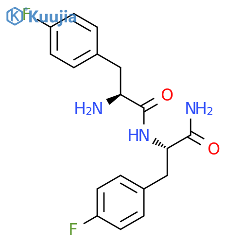 L-Phenylalaninamide, 4-fluoro-L-phenylalanyl-4-fluoro- structure