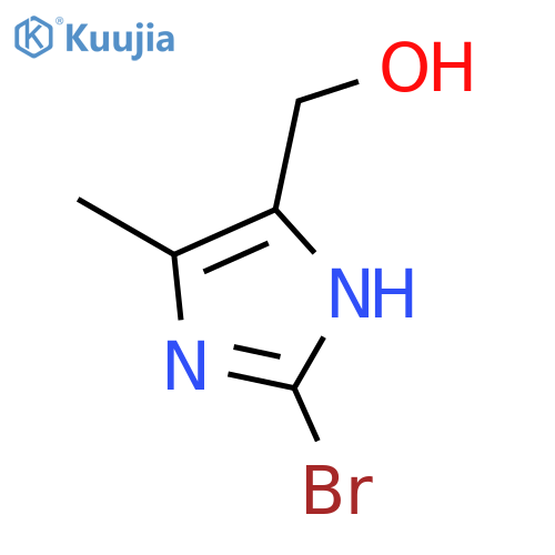 2-Bromo-4-methyl-1H-imidazole-5-methanol structure
