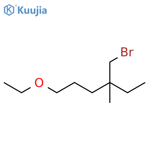 Hexane, 4-(bromomethyl)-1-ethoxy-4-methyl- structure