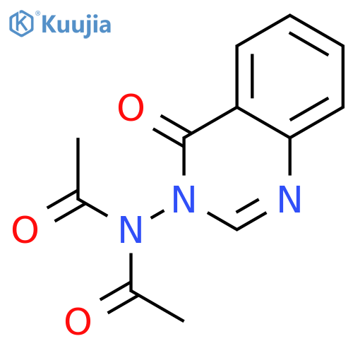 Acetamide,N-acetyl-N-(4-oxo-3(4H)-quinazolinyl)- structure