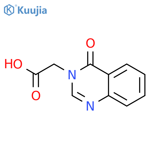2-(4-oxo-3,4-dihydroquinazolin-3-yl)acetic acid structure