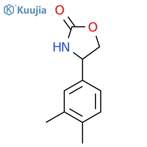 4-(3,4-dimethylphenyl)-1,3-oxazolidin-2-one structure