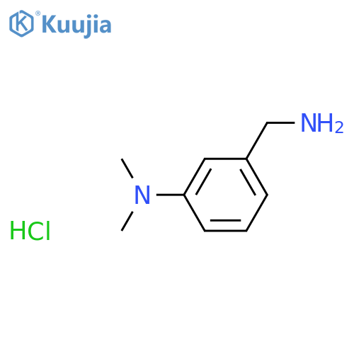 3-(Aminomethyl)-N,N-dimethylaniline hydrochloride structure
