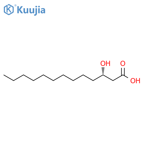 Tridecanoic acid, 3-hydroxy-, (S)- structure