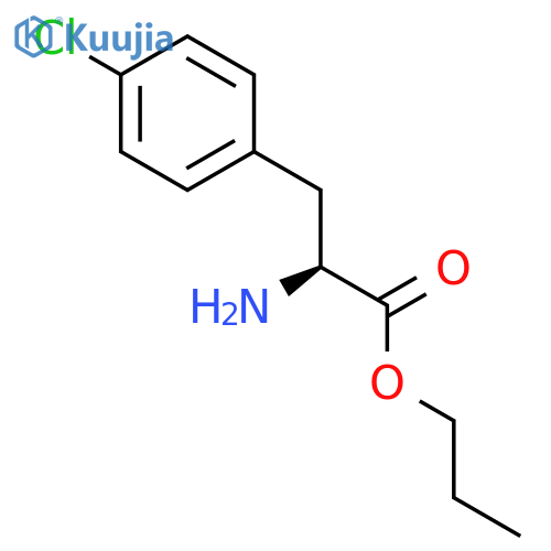 L-Phenylalanine, 4-chloro-, propyl ester structure