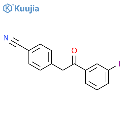 2-(4-Cyanophenyl)-3'-iodoacetophenone structure