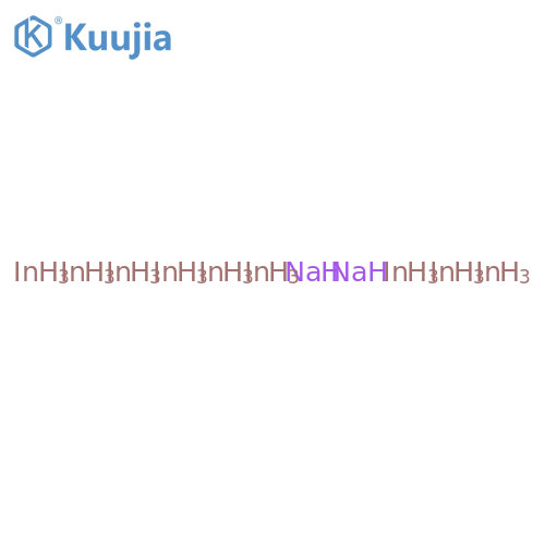 Indium, compd. with sodium (9:2) structure