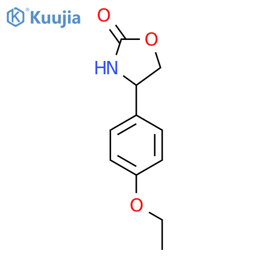 4-(4-ethoxyphenyl)-1,3-oxazolidin-2-one structure