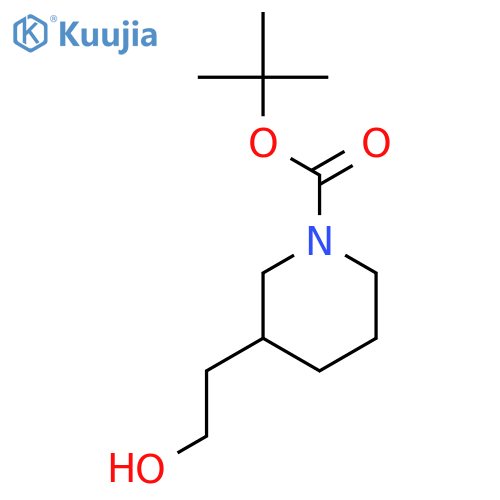 Tert-butyl 3-(2-hydroxyethyl)piperidine-1-carboxylate structure