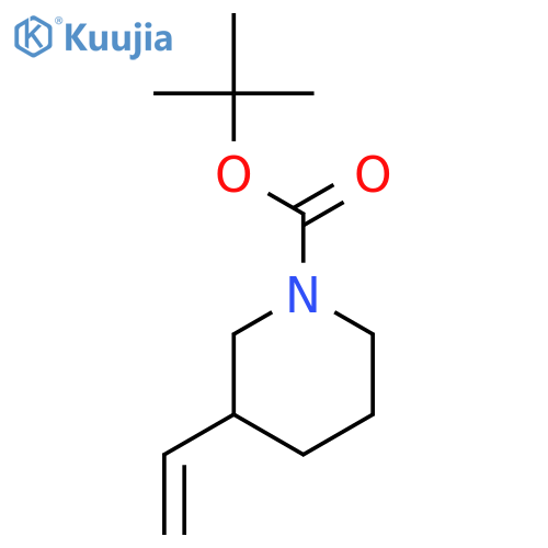 tert-butyl 3-ethenylpiperidine-1-carboxylate structure